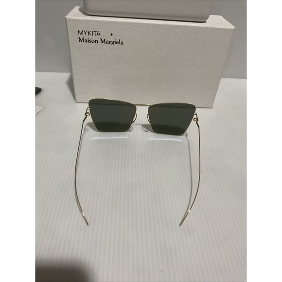 Mykita + maison margiela woman sunglasses gold mirror lenses new main image 4